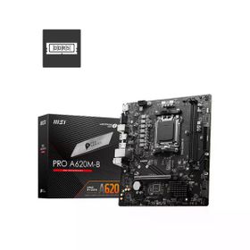 MSI Pro A620M-B DDR5 6800 Mhz OC M.2 VGA-HDMI PCIE 4.0 AM5 Matx Anakart