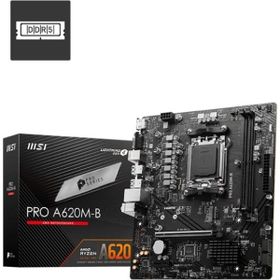 MSI Pro A620M-B DDR5 6800 Mhz OC M.2 VGA-HDMI PCIE 4.0 AM5 Matx Anakart