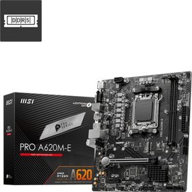 MSI Pro A620M-E AMD A620 6800 MHz OC DDR5 Soket AM5 Micro ATX Anakart