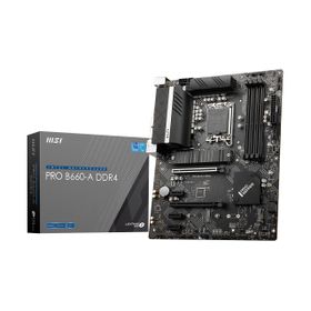 MSI PRO B660-A DDR4 Intel B660 Soket 1700 DDR4 4800(OC)MHz ATX Gaming Anakart
