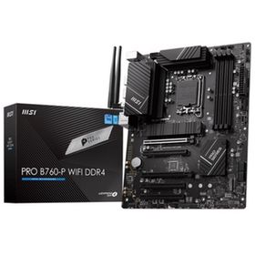 MSI Pro B760-P Wifi 5333MHz OC DDR4 Soket 1700 M2 HDMI DP ATX Anakart