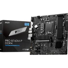 MSI PRO B760M-B DDR4 Soket 1700 DDR4 4800MHz OC PCIe M.2 USB 3.2 HDMI 2.5Gbit LAN mATX Anakart