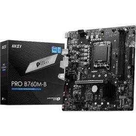 MSI PRO B760M-B DDR4 Soket 1700 DDR4 4800MHz OC PCIe M.2 USB 3.2 HDMI 2.5Gbit LAN mATX Anakart