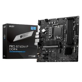 MSI Pro B760M-P DDR4 5333 MHz 1xHDMIi 1xDP 2xM.2 USB 3.2 ATX 1700P 13 ve 12. Nesil İşlemci Uyumlu Anakart