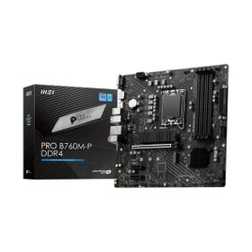 MSI Pro B760M-P Intel B760 LGA1700 DDR4 4800 Mhz OC VGA-HDMI-DP M.2 Matx Anakart