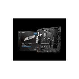 MSI Pro B760M-P Intel B760 LGA1700 DDR4 4800 Mhz OC VGA-HDMI-DP M.2 Matx Anakart