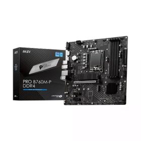 MSI Pro B760M-P Intel B760 LGA1700 DDR4 4800 Mhz OC VGA-HDMI-DP M.2 Matx Anakart
