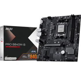MSI Pro B840M-B DDR5 8000 Mhz OC M.2 VGA-HDMI PCIE 4.0 AM5 Matx Anakart
