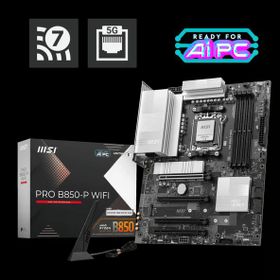 MSI Pro B850-P Wi-Fi AM5 DDR5 8200MHz OC HDMI 3xM.2 USB 10GB/s 5G LAN Wi-Fi 7 ATX Anakart