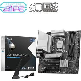 MSI PRO B860M-A WIFI 8600 MHz DDR5 Soket LGA1851 M.2 HDMI DP Thunderbolt mATX Anakart