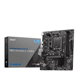 MSI Pro H610M-S DDR4 Soket 1700 DDR4 3200 OC HDMI M2 USB3.2 Gigabit LAN MATX Anakart