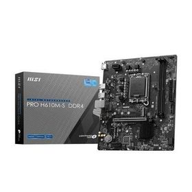 MSI Pro H610M-S DDR4 Soket 1700 DDR4 3200 OC HDMI M2 USB3.2 Gigabit LAN MATX Anakart