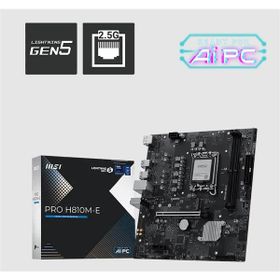 MSI Pro H810M-E Intel LGA1851 DDR5 Micro ATX Anakart