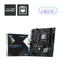MSI Pro H810M-E Intel LGA1851 DDR5 Micro ATX Anakart