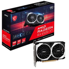 MSI Radeon RX 6500 XT Mech 2X 4G OC 4GB GDDR6 Ekran Kartı