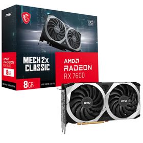 MSI Radeon RX 7600 Mech 2X Classic OC 8GB GDDR6 Ekran Kartı