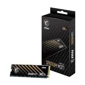 MSI Spatium M371 500 GB 2200/1150 MB/s M.2 2280 PCIe 3.0 NVMe SSD