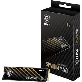 MSI Spatium M460 PCIe 4.0 NVMe M.2 1 TB R5000 W4500 SSD