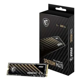 MSI Spatium M470 PRO 2TB PCIE 4.0 NVME M.2 6000MBS Okuma 5000MBS Yazma SSD