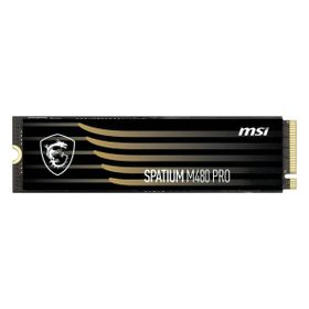 MSI Spatium M480 Pro 2 TB 7400/7000 MB/s M.2 2280 PCIe 4.0 NVMe SSD