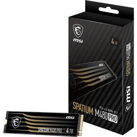 MSI Spatium M480 Pro 4 TB PCIe 4.0 M.2 NVMe 7400/7000 MB SSD