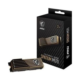MSI Spatium M570 Pro 2 TB PCIe 5.0 NVMe M.2 Frozr SSD