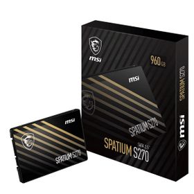 MSI Spatium S270 960 GB 500/450 2.5 inç SATA3 SSD