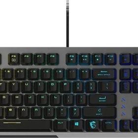 MSI Strike 600 Kailh Midnight Pro Silent Tactile Switch RGB Hotswap Mekanik Gaming Klavye