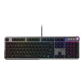 MSI Strike 600 Kailh Midnight Pro Silent Tactile Switch RGB Hotswap Mekanik Gaming Klavye