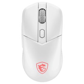 MSI Versa 300 Elite Wireless Beyaz RGB Optik Şarjlı Kablolu/Kablosuz Gaming Mouse
