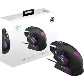 MSI Versa Pro Wireless + Dock Pro RGB Optik Şarjlı Kablolu/Kablosuz Gaming Mouse