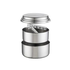 MSR Alpine 2 Pot Set Gümüş Yemek Seti