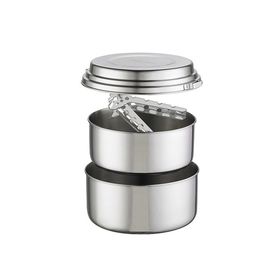 MSR Alpine 2 Pot Set Gümüş Yemek Seti