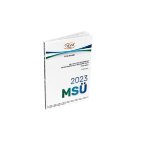 MSÜ 2023 Çıkmış Sorular Tıpkı Basım - Dizgi Kitap