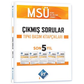 MSÜ Çıkmış Sorular Son 5 Yıl Tıpkı Basım Fasikülleri - KR Akademi