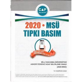MSÜ Tıpkı Basım 2020-Çap Yayınları