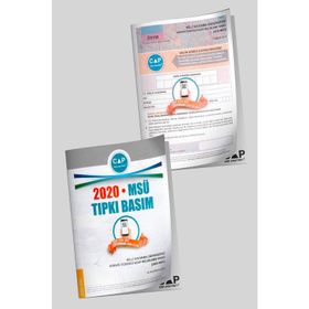 MSÜ Tıpkı Basım 2020-Çap Yayınları
