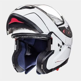MT Atom Sv Solid Gloss Çene Açılır Siyah Motosiklet Kaskı