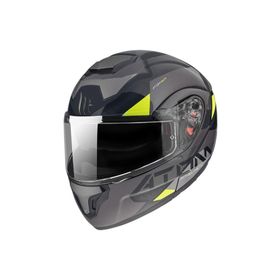 MT Atom Sv W17 B2 Çene Açılır Gri Motosiklet Kaskı