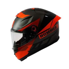 MT Hummer Quo B15 Full Face Kırmızı Siyah Motosiklet Kaskı
