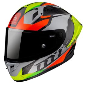 MT Kre Carbon Project Tile D2 Full Face Gri Motosiklet Kaskı