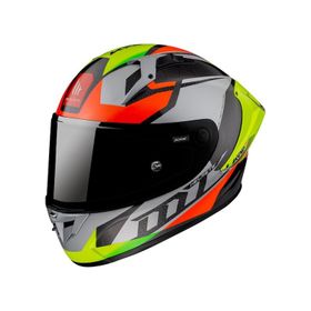 MT Kre Carbon Project Tile D2 Full Face Gri Motosiklet Kaskı