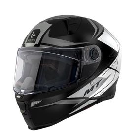 MT Revenge 2 Hatax B2 Gloss Full Face Siyah Motosiklet Kaskı