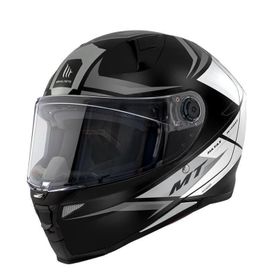 MT Revenge 2 Hatax B2 Gloss Full Face Siyah Motosiklet Kaskı