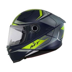 Mt Revenge 2 Hatax C3 Mat Full Face Siyah - Sarı Motosiklet Kaskı