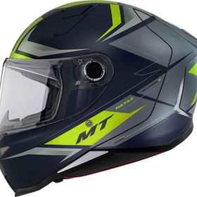 Mt Revenge 2 Hatax C3 Mat Full Face Siyah - Sarı Motosiklet Kaskı