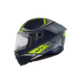Mt Revenge 2 Hatax C3 Mat Full Face Siyah - Sarı Motosiklet Kaskı