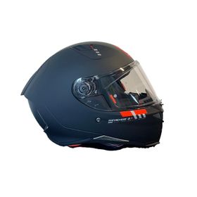 MT Revenge 2 Solid A1 Full Face Mat Siyah Motosiklet Kaskı