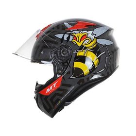 MT Targo Bee B5 Full Face Kırmızı Motosiklet Kaskı