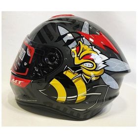 MT Targo Bee B5 Full Face Kırmızı Motosiklet Kaskı